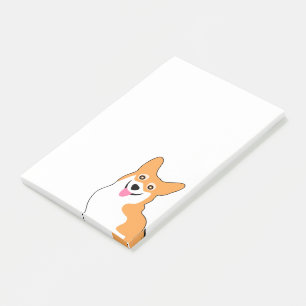 Niedlicher kleiner lächelnder post-it klebezettel