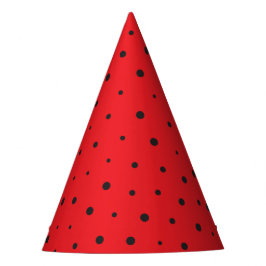 Niedlicher Kleiner Ladybug-Kindergeburtstag Partyhütchen