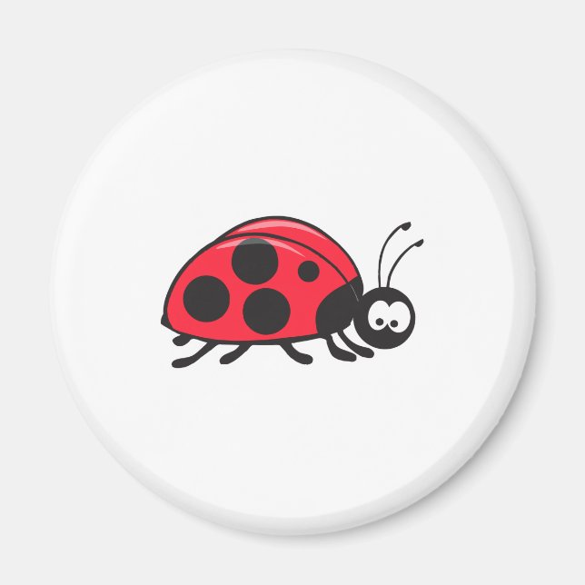 niedlicher kleiner Ladybug Magnet (Vorne)