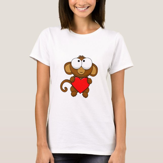 Niedlicher Kleiner Liebe T-Shirt (Vorderseite)