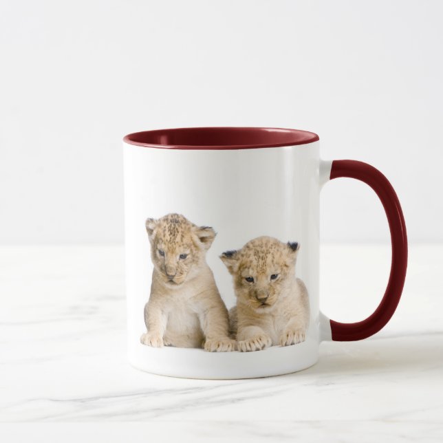Niedlicher kleiner Löwe CUB Tasse (Rechts)