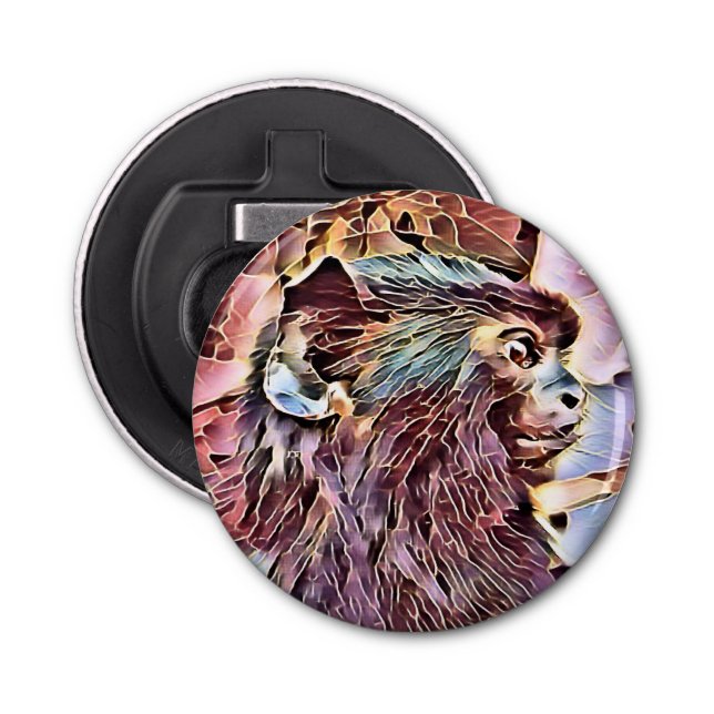 NIEDLICHER KLEINER MONKEY FLASCHENÖFFNER (Vorderseite)