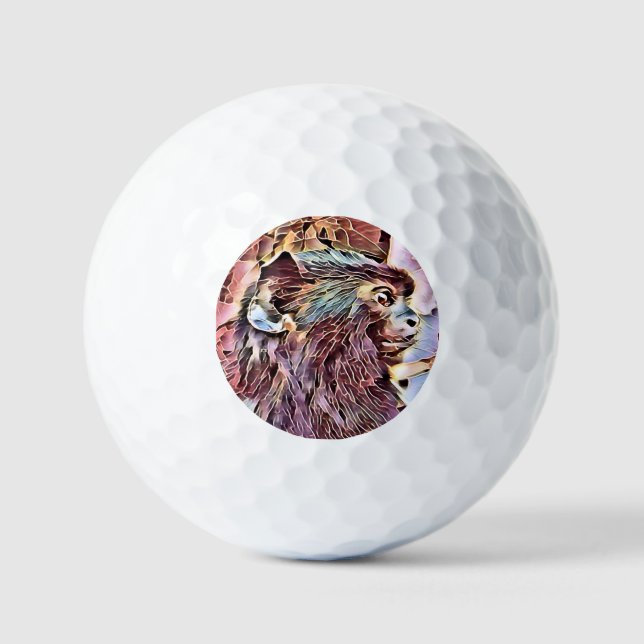 NIEDLICHER KLEINER MONKEY GOLFBALL (Vorderseite)