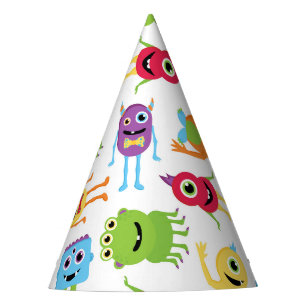 Niedlicher kleiner Monster-Party-Hut Partyhütchen