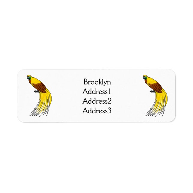 Niedlicher kleiner Paradiesvogel (Vorne)