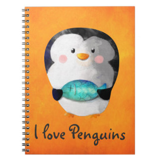 Niedlicher kleiner Penguin Notizblock