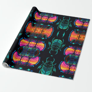 Niedlicher kleiner Scarab Geschenkpapier