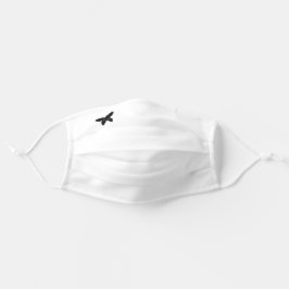 Niedlicher kleiner Schmetterling, Schlichtes Solid Mund-Nasen-Maske Aus Stoff