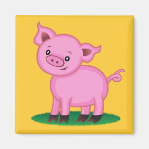 Niedlicher kleiner Schwein-Magnet Magnet
