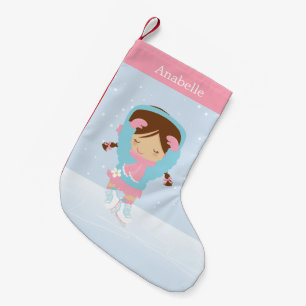 Niedlicher kleiner Skater Personalisiert Weihnachtsstrumpf