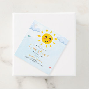 Niedlicher kleiner Strahl der Sonnenschein-Babydus Geschenkanhänger