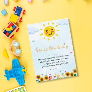 Niedlicher kleiner Strahl von Sunshine Baby Shower Begleitkarte