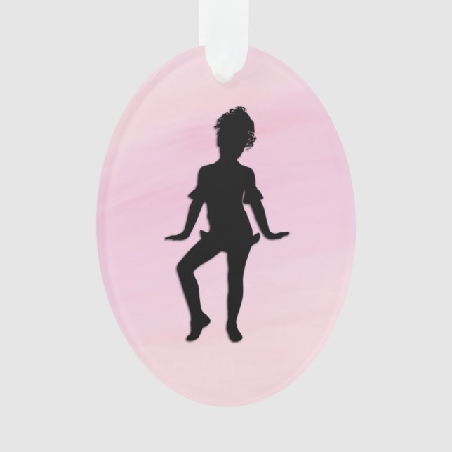 Niedlicher kleiner Tänzer Ornament (Vorderseite)