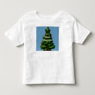Niedlicher kleiner Weihnachtsbaum Kleinkind T-shirt