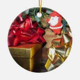 Niedlicher kleiner Weihnachtsgeschenk Weihnachten Keramik Ornament