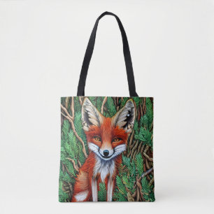 Niedlicher kleiner Wildnisfuchs Tasche