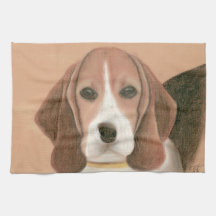 Niedlicher kluger Hund. Pastel