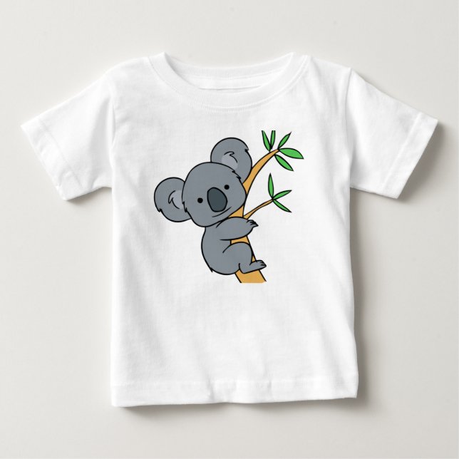 Niedlicher Koala-Bär Baby T-shirt (Vorderseite)