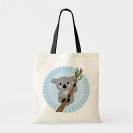 Niedlicher Koala-Bär - Blue Gray Tragetasche