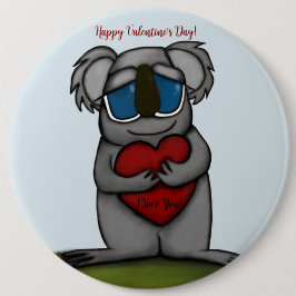 Niedlicher Koala-Bär Button
