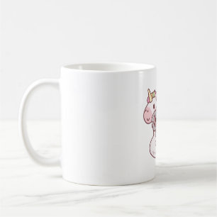 Niedlicher Koala-Bär, der Unicorn-Schwimmbad umarm Kaffeetasse