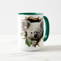 Niedlicher Koala-Bär im Baumloch