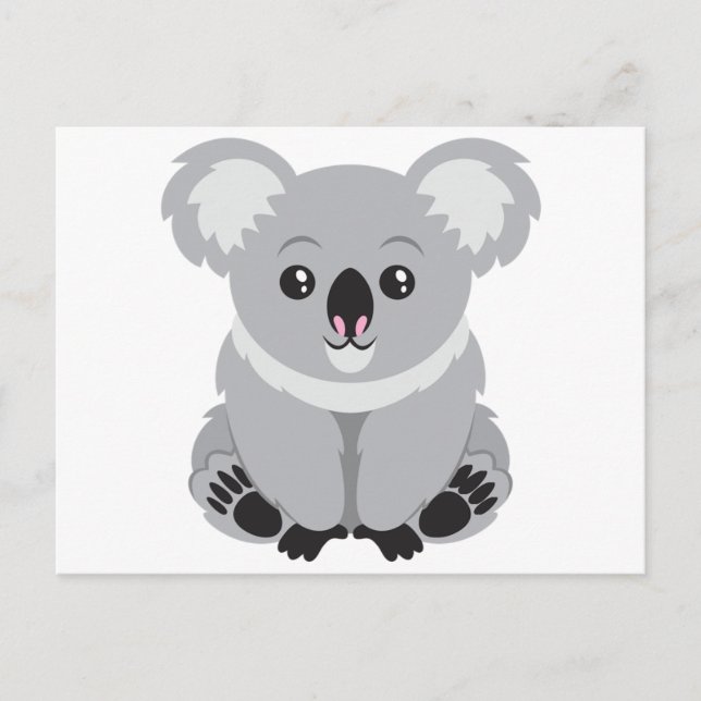 Niedlicher Koala-Bär Postkarte (Vorderseite)