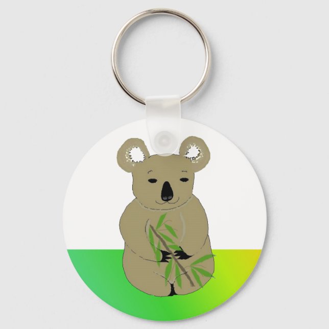 Niedlicher Koala-Bär Schlüsselanhänger (Vorderseite)