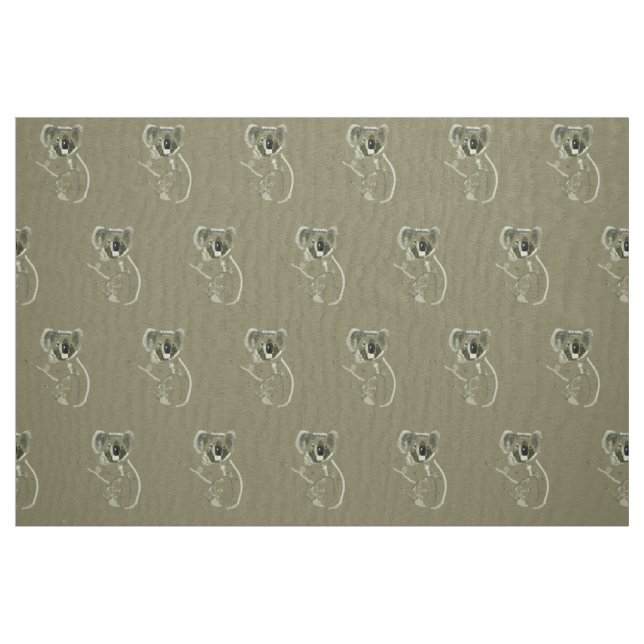 Niedlicher Koala-Bär Stoff (Fat Quarter (45,7 x 55,9 cm))