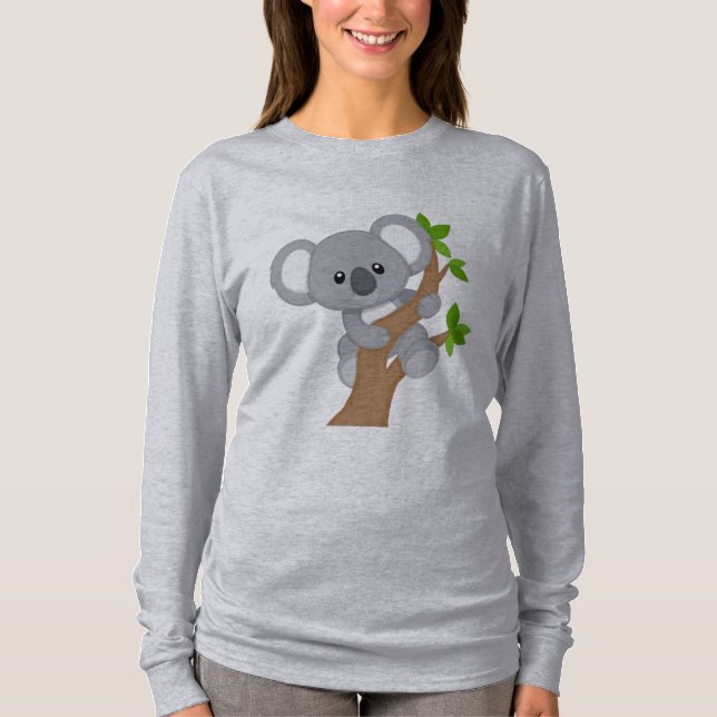 Niedlicher Koala-Bär T-Shirt (Vorderseite)