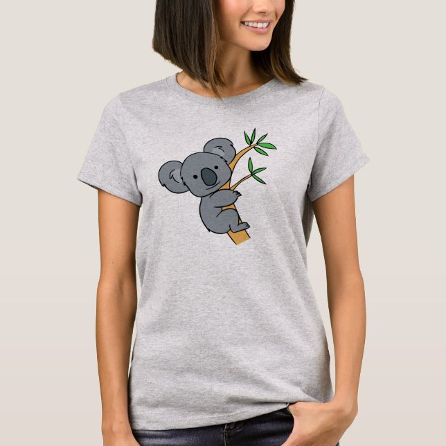 Niedlicher Koala-Bär T-Shirt (Vorderseite)