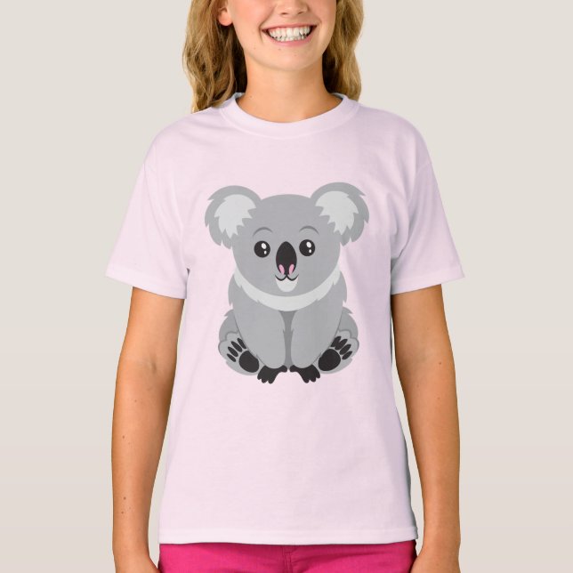 Niedlicher Koala-Bär T-Shirt (Vorderseite)
