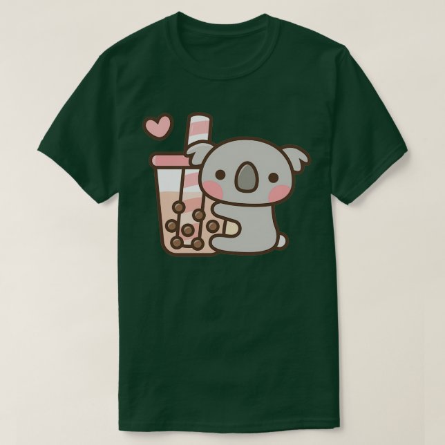 Niedlicher Koala-Bär und Bubble Tee (Design vorne)
