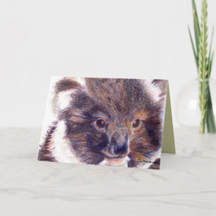 Niedlicher Koala-Bär Vielen Dank Karten / Notecard
