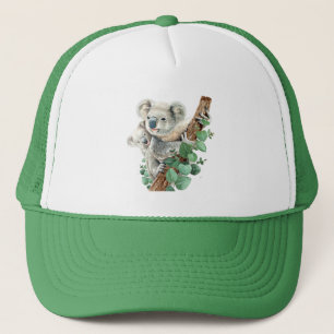 Niedlicher Koala Bear Australian Wildlife Animal Truckerkappe