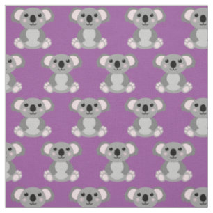 Niedlicher Koala-Kinder-Cartoon Stoff