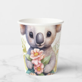 Niedlicher Koala-Papierbecher Pappbecher