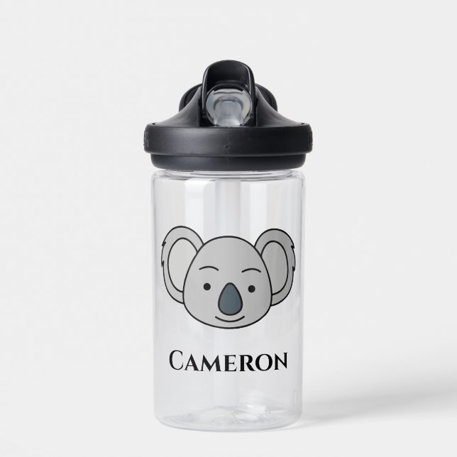 Niedlicher Koala Personalisierter Individuelle Nam Trinkflasche (Vorne)