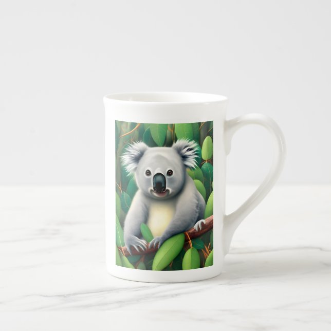 Niedlicher Koala Prozellantasse (Rechts)