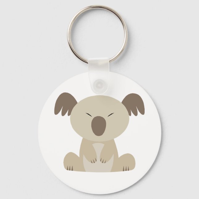 Niedlicher Koala Schlüsselanhänger (Vorderseite)