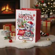 Niedlicher Koala Weihnachten Personalisierter Name