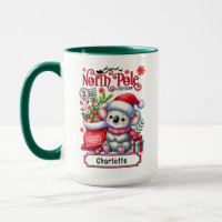 Niedlicher Koala Weihnachten Personalisierter Name