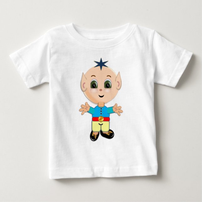 Niedlicher Kobold Baby T-shirt (Vorderseite)