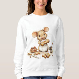 Niedlicher Koch der Weihnachtsmäuse Sweatshirt