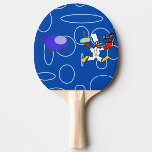 Niedlicher Koch Ducky Kazoo Blue Circles Tischtennis Schläger
