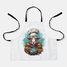 Niedlicher Koch Funny Sheep Adorable Animal Graphi