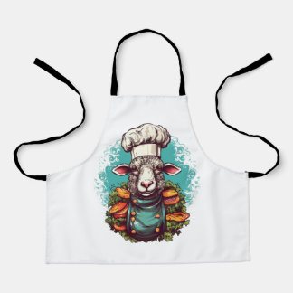 Niedlicher Koch Funny Sheep Adorable Animal Graphi Schürze