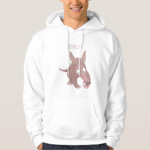 Niedlicher komischer Aardvark-Cartoon Hoodie