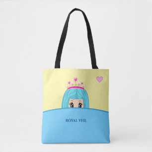 Niedlicher königlicher Schleier der Prinzessin auf Tasche