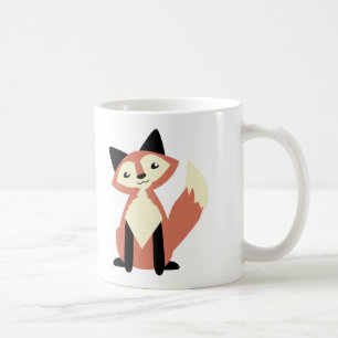 Niedlicher Kopf-Neigung Fox Kaffeetasse